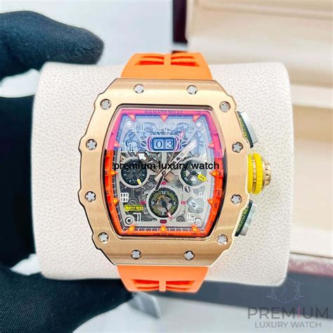 richard mille uhr orange